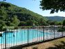 Camping vallée de la Dordogne : Terrasse vue piscine